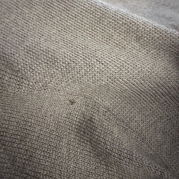 Comptoir Des Cotonniers flawed 100% cashmere sweater tan Size Small - Picture 11 of 11